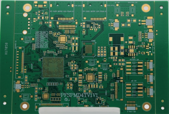 Ein guter Preis. 4 Schichten 2 OZ FR4 gedruckte Elektronik-Schaltplatte ENIG Oberfläche Schwarz Soldmask Prototyp PCB-Fabrik Online