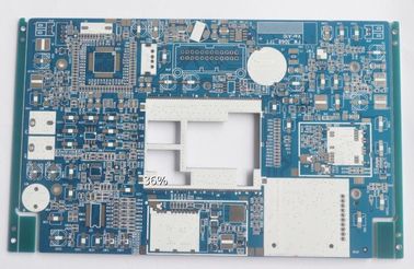 Ein guter Preis. 1.6mm Stärke HASL WENN blaue elektronische OberflächenLeiterplatte Soldmask Online