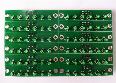 Ein guter Preis. 1.6mm Stärke 2OZ 4layers FR4 LED SMT-PWB-Brett-Versammlung weißes Silkscreen-Grün Soldermask beleuchtend Online